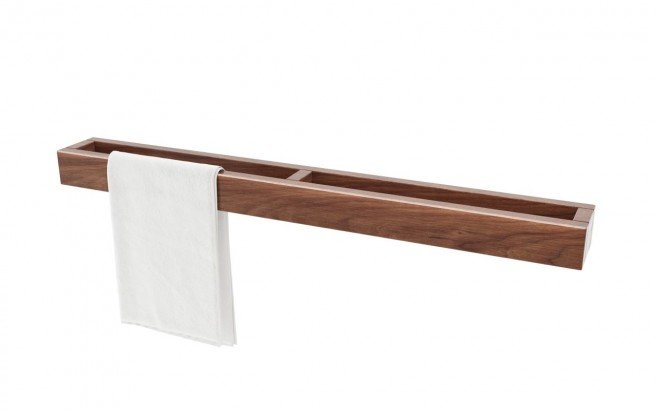 Universal di Aquatica – Mensola in legno Iroko impermeabile per vasca da  bagno